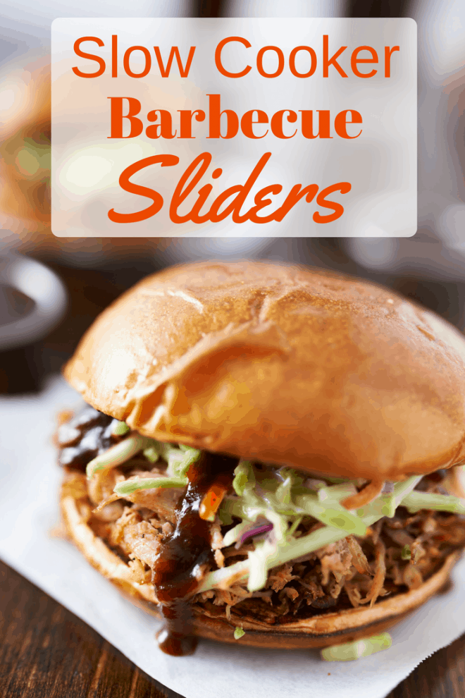 Slow Cooker Barbecue Sliders