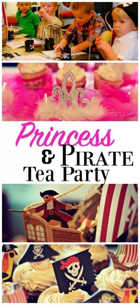 Decor, Ideas and more for the best Princess and Pirate Party.