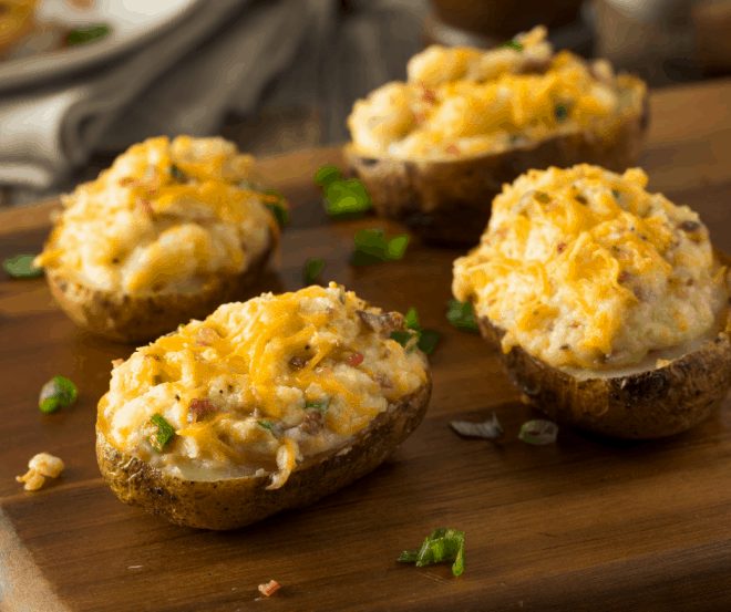 Favorite Thanksgiving Side Dishes including Stuffed Potatoes