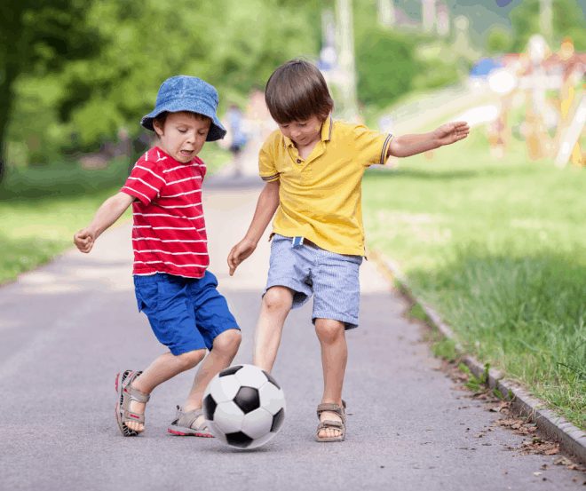 Children Playing Together - Manners Rule