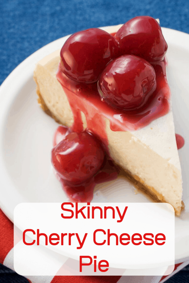 Skinny Cherry Cheese Pie