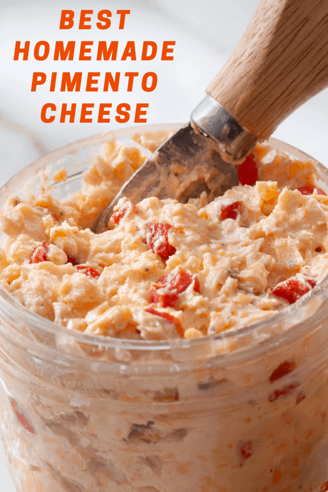 Patty's Pimento Cheese - Homemade pimento cheese in glass jar
