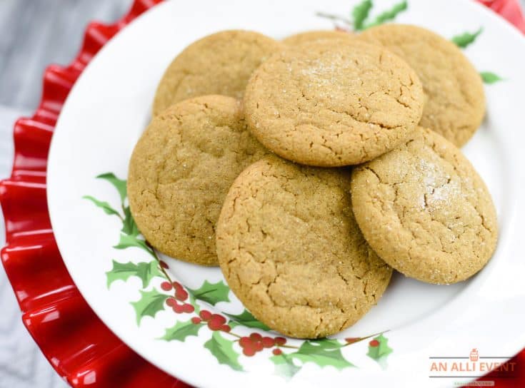 Gingersnap Cookies are easy to make