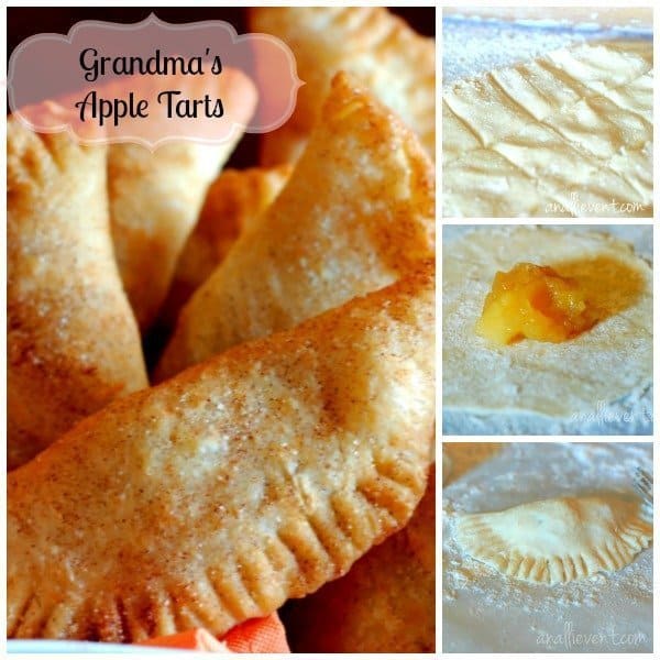 Grandma's Apple Tarts in a white bowl