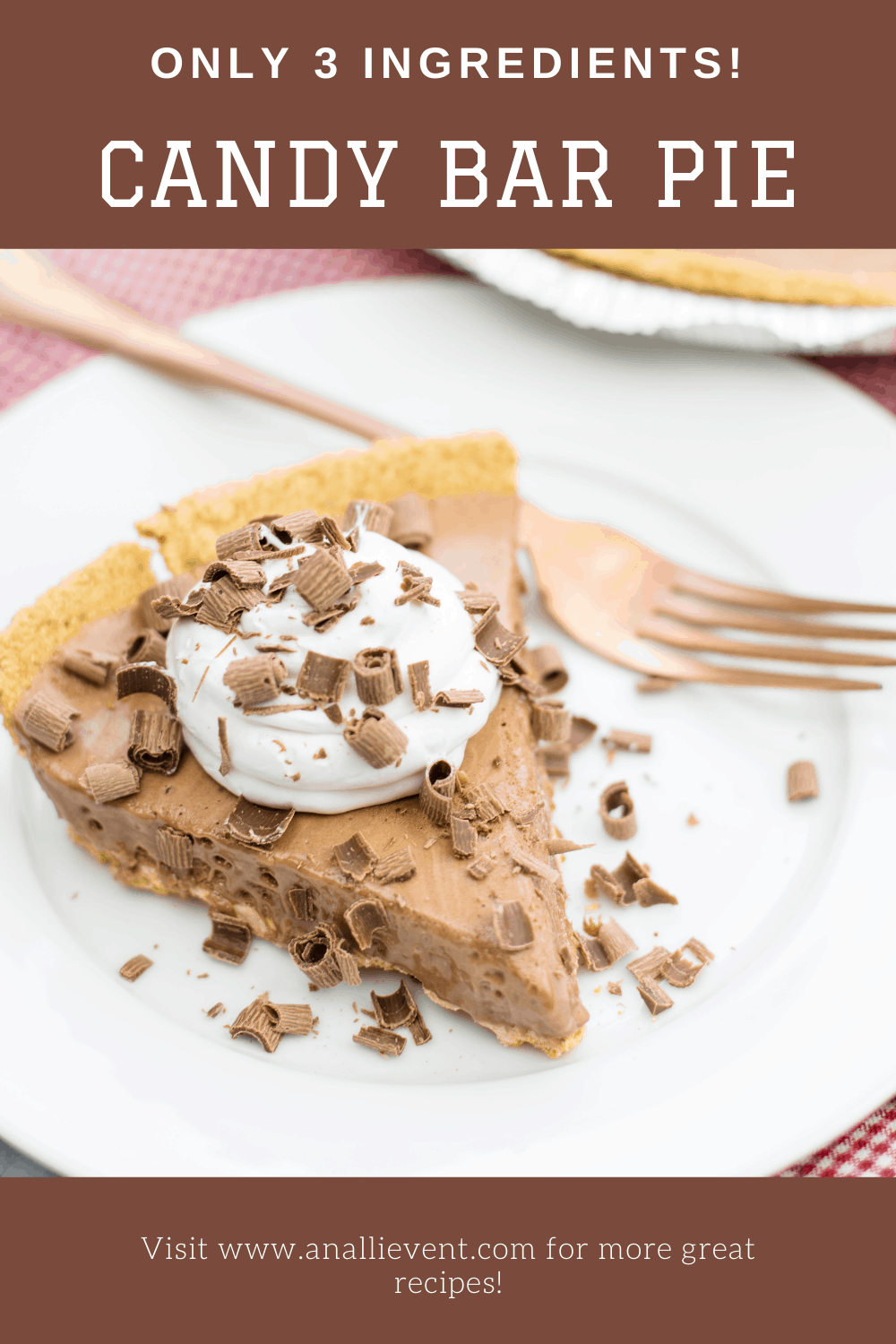 Whipped Chocolate Pie AKA Candy Bar Pie An Alli Event