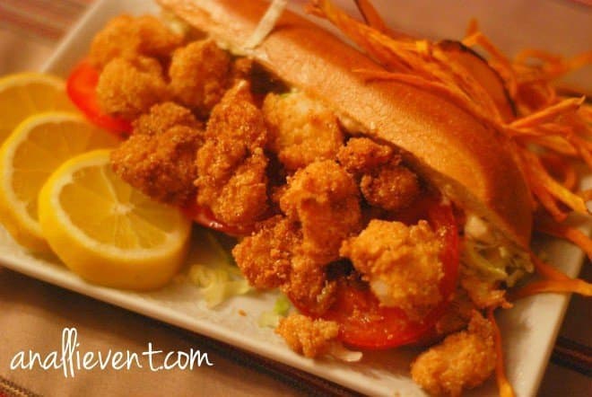 Shrimp Po' Boy & Creole Mayo