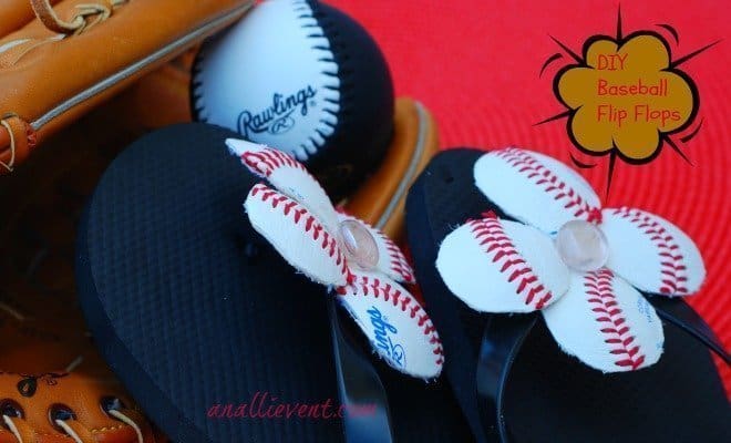 DIY-Baseball-Flip Flops