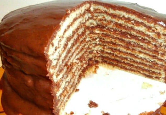 10 Layer Chocolate Cake