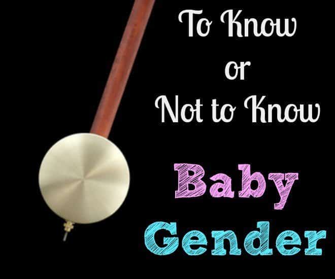To Know or Not to Know Baby Gender