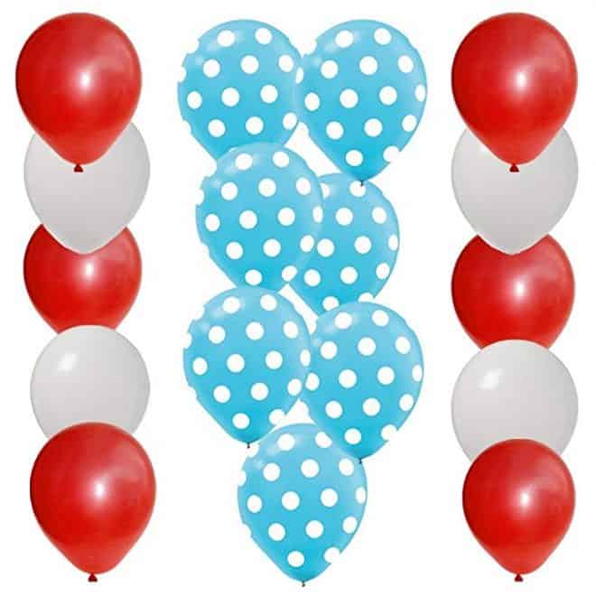 Balloons for Dr. Seuss Party