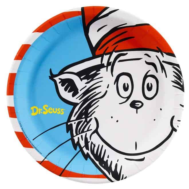 Dinner Plates for Dr. Seuss Party