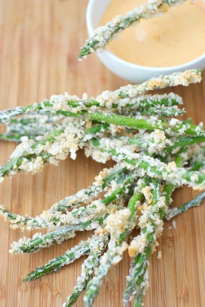 Asparagus & Progresso Bread Crumbs