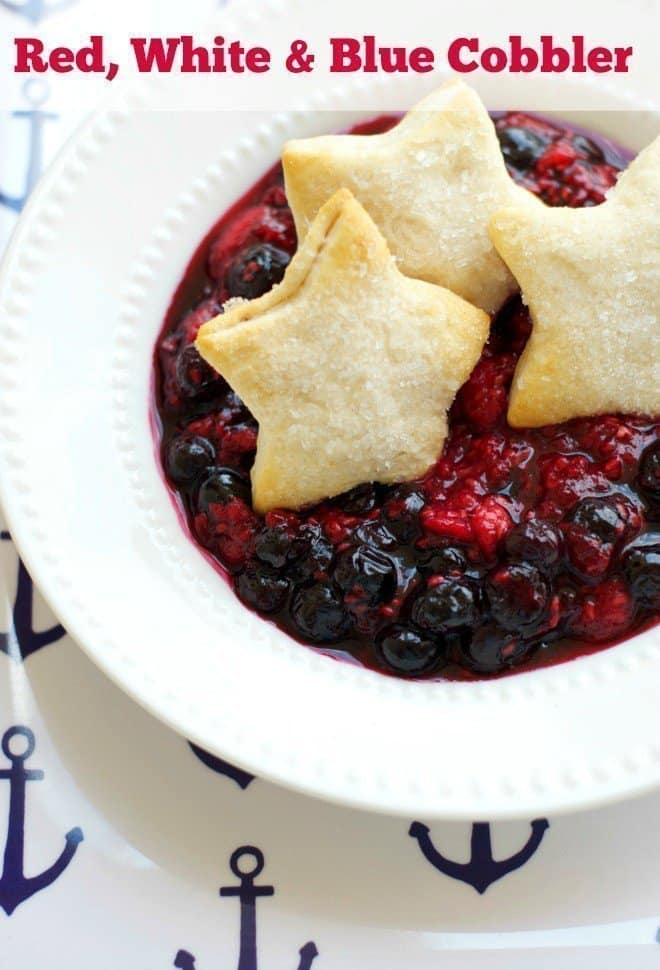 Red, White & Blue Cobbler