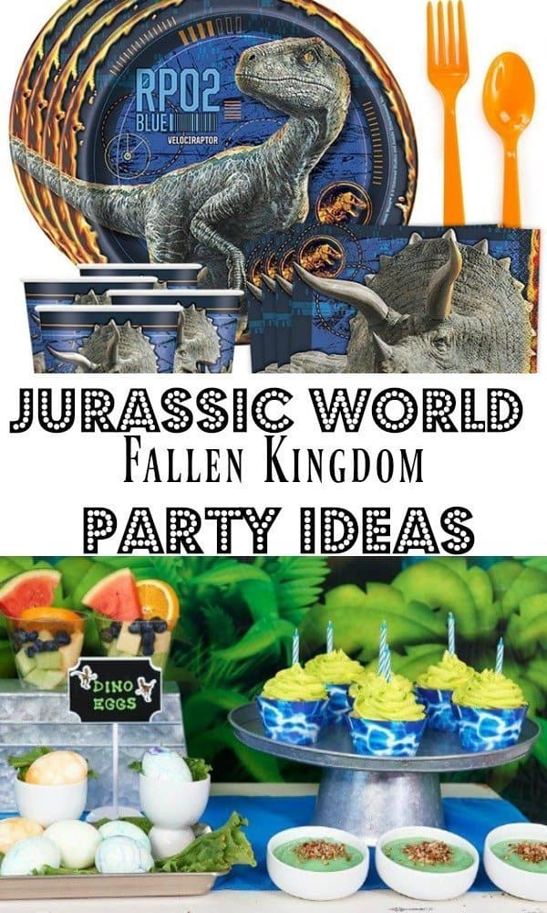 Jurassic World Theme Party Ideas - Fallen Kingdom