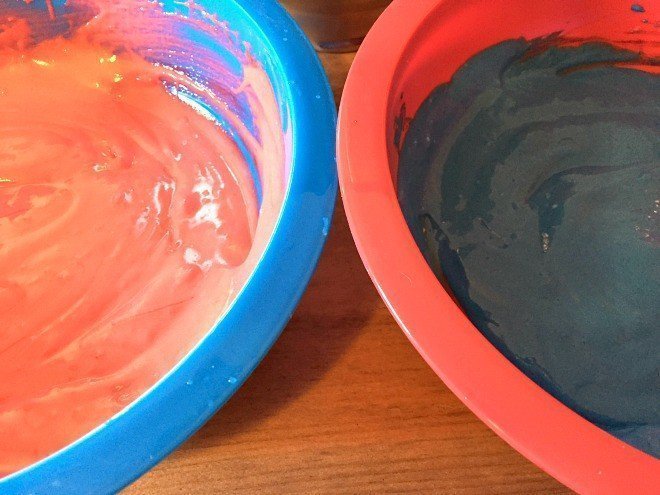 Red, White & Blue Cupcake Batter