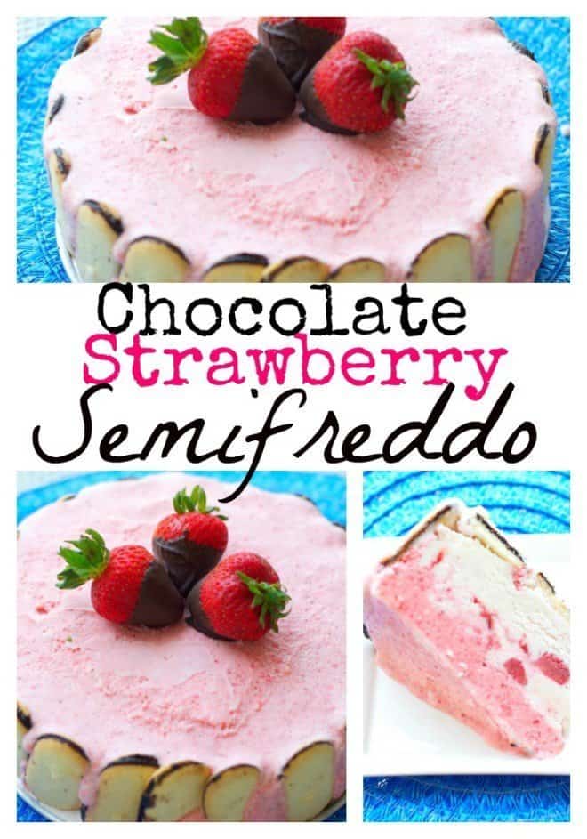 Strawberry Semifreddo