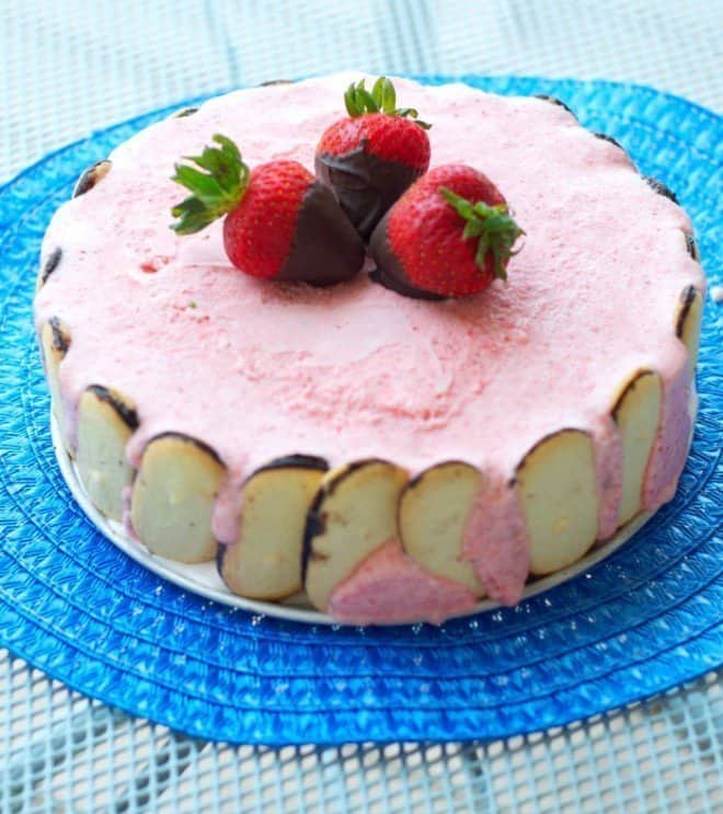 Chocolate-Strawberry Semifreddo