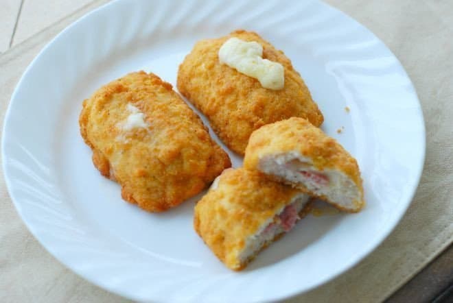 Chicken Cordon Bleu & Basmati Rice