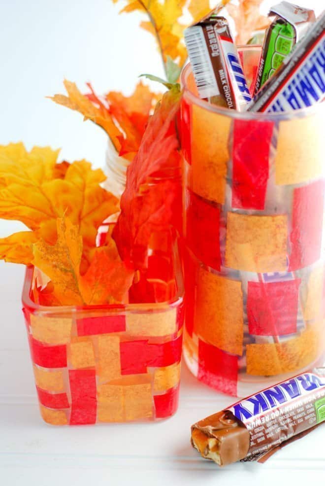 DIY Fall Candy Jar