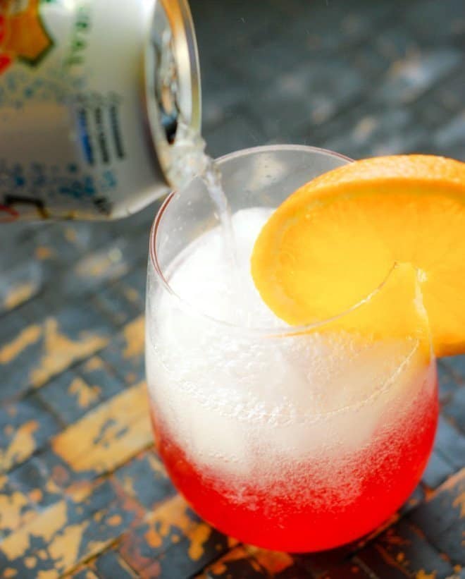 Sparking Orange Cranberry Spritzer