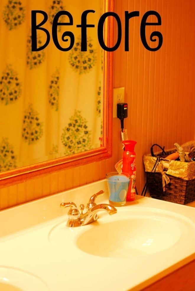 Before - Bathroom Spruce Up