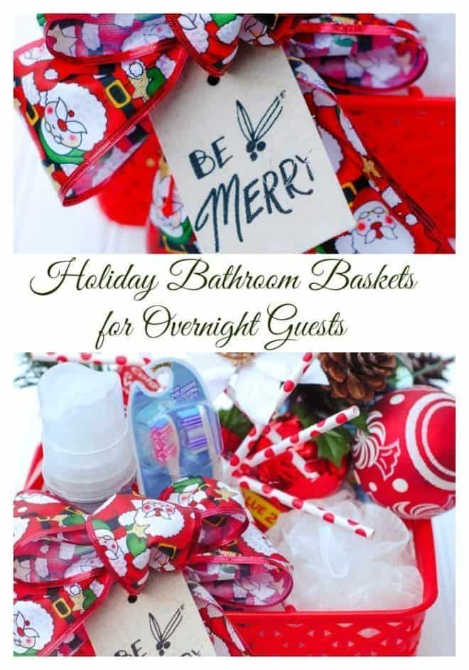 Holiday Bathroom Basket