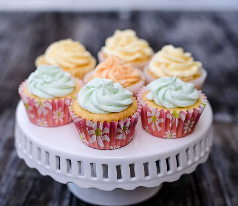 Citrus Cupcakes with Citrus Buttercream Frosting - An Alli Event