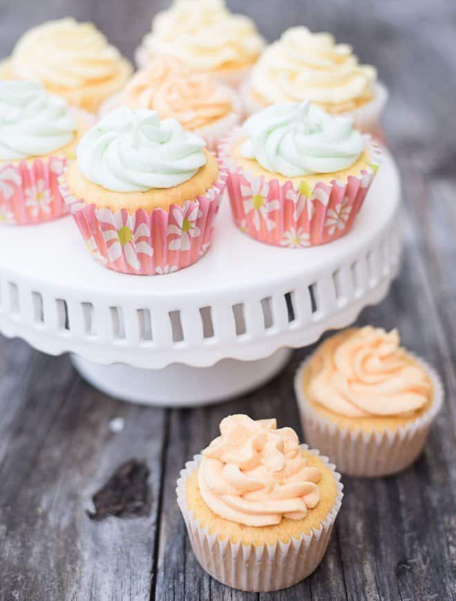 Citrus Cupcakes with Citrus Buttercream Frosting