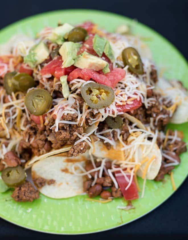 Sour Cream and Onion Loaded Nachos