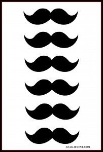 Mustache Free Printable