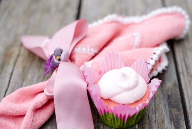 Strawberry Lemonade Cupcakes