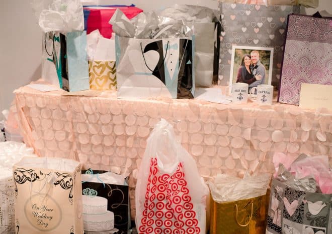 Nautical Themed Bridal Shower - Blush Tablecloth