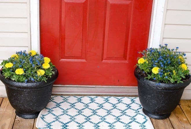 Don't they look better? 5 Ways to Get Your Front Porch Ready For Spring