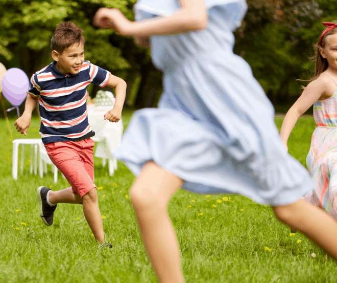 Kids Playing Freeze Tag - Childhood Games That Never Grow Old