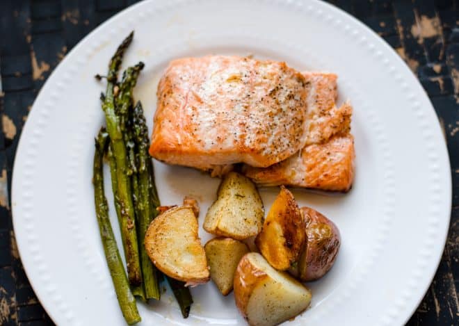 Honey Glazed Roasted Salmon