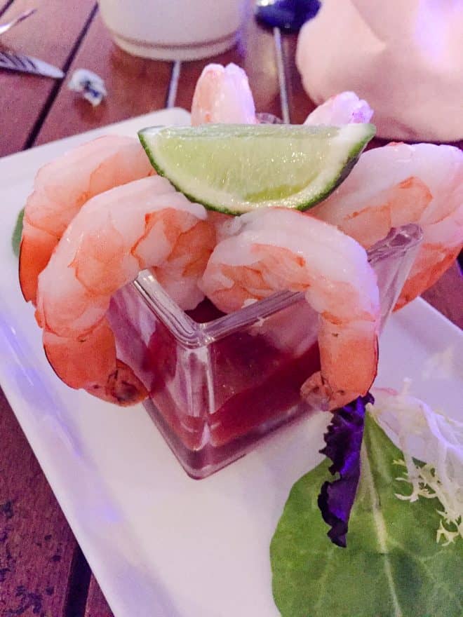 Fire and Ice Prawns Cocktail Appetizer