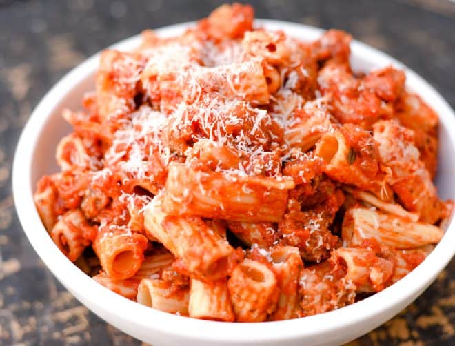 Italian Sausage Rigatoni