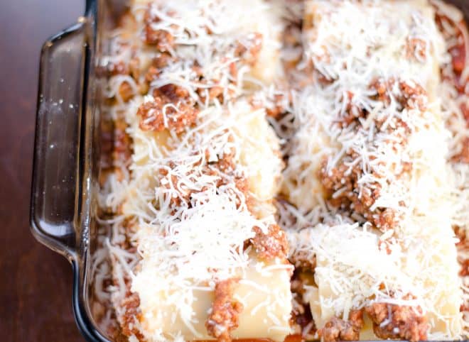 Easy Lasagna Rollups