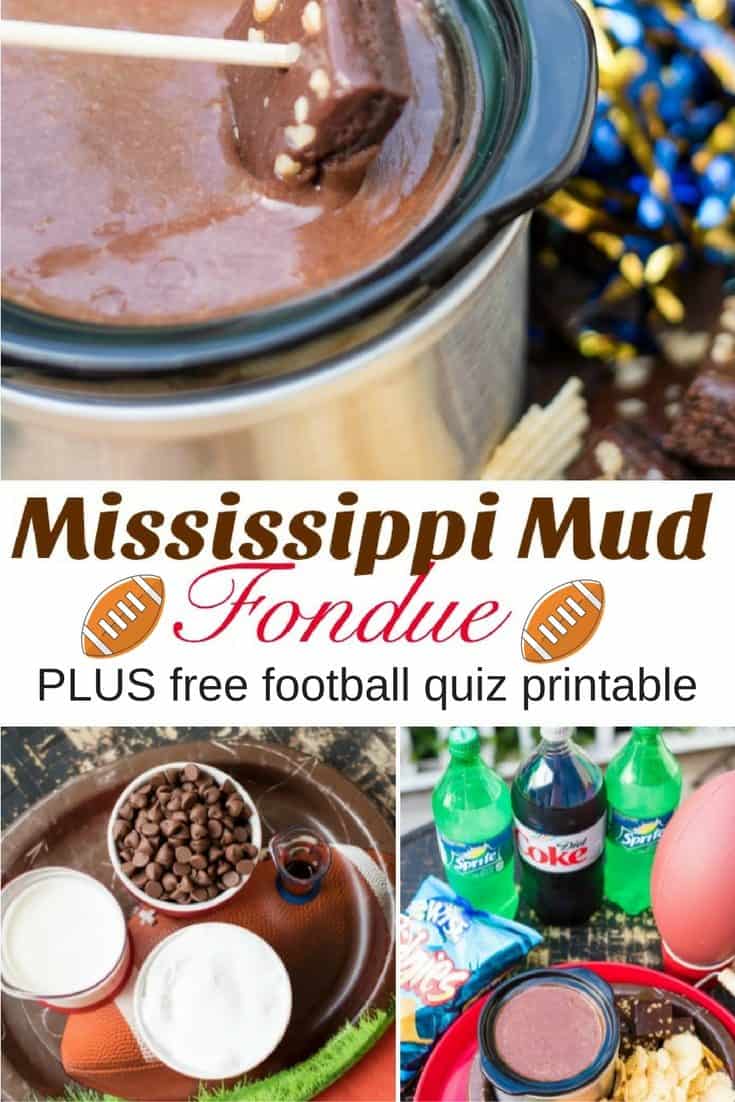 Looking for something different to serve at your next tailgating party? My Mississippi Mud Fondue is requested time and time again by my family and friends. It's easy to make and only requires 4 ingredients.