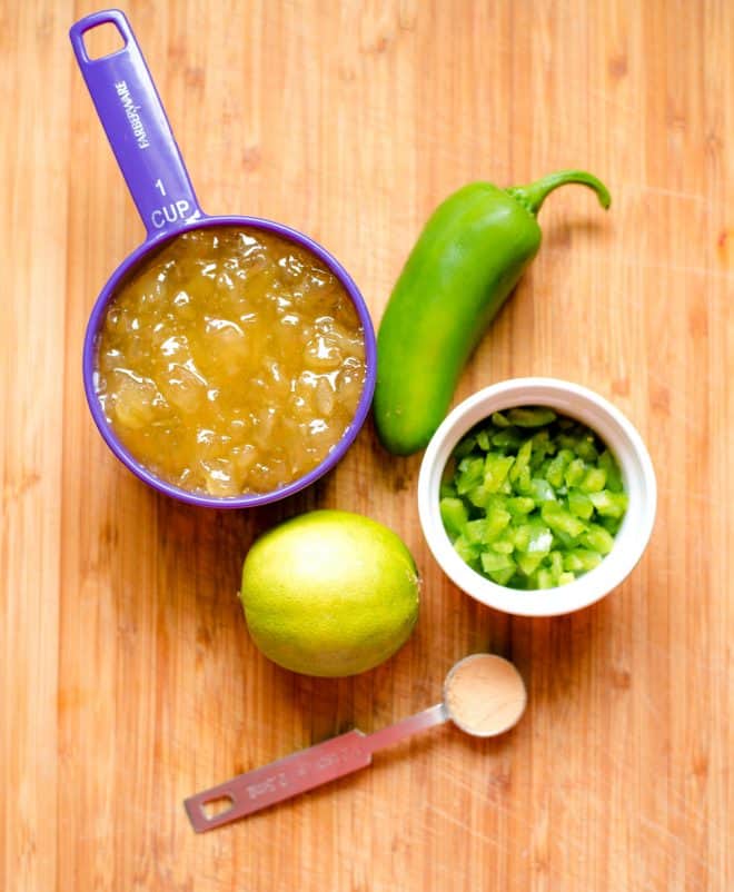 Ingredients for my Tropical Basting Sauce - Grilled Ribs with Tropical Basting Sauce