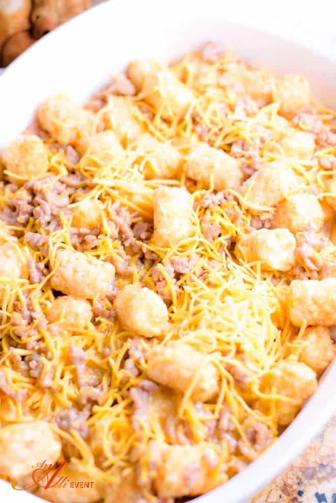 Steps to Making Cheesy Egg Roll Bake