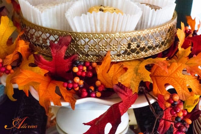 Buffet Table - Fall Home Tour