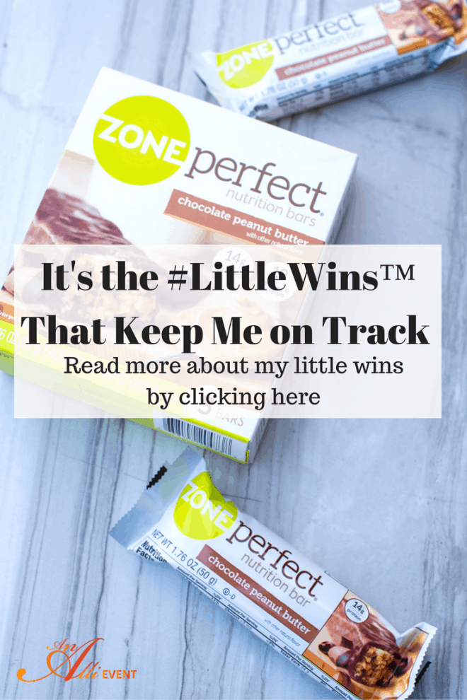 Have you had any #LittleWins today? I did! I resisted grabbing that bag full of chips when I was tired and hungry. Click the photo to see what I reached for instead. #ZonePerfectLittleWins #ad
