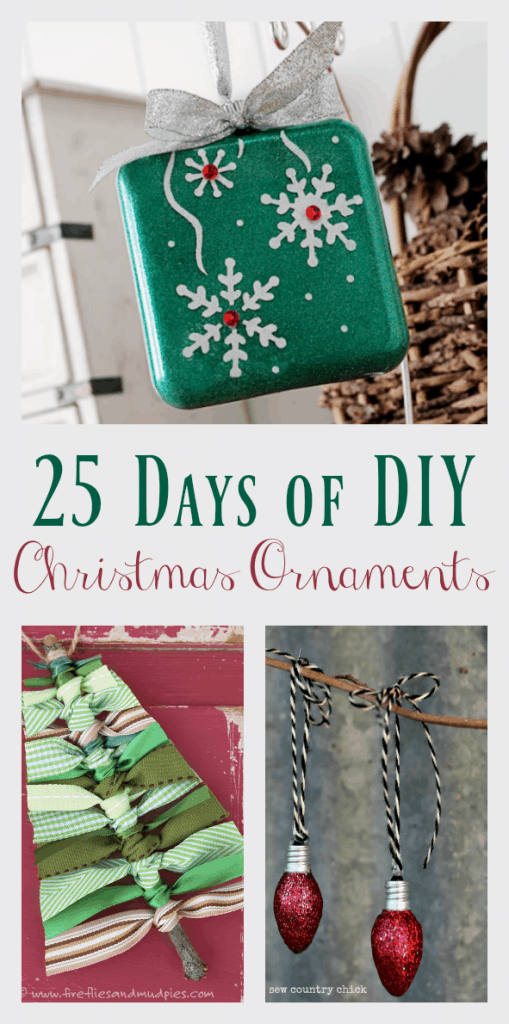 25 Days of DIY Christmas Ornaments