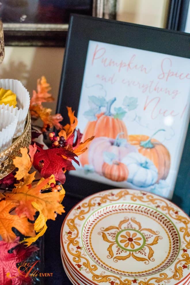 Fall Home Tour - Buffet