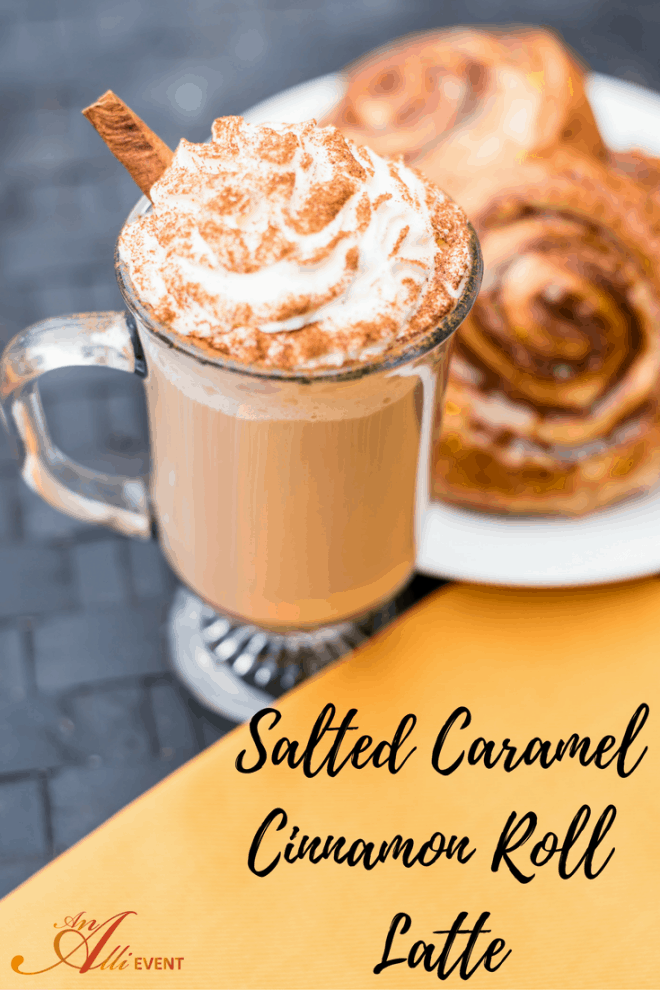 When the girls stop by for coffee and chitchat, I serve Salted Caramel Cinnamon roll Lattes. These are so easy to make and they are delicious.