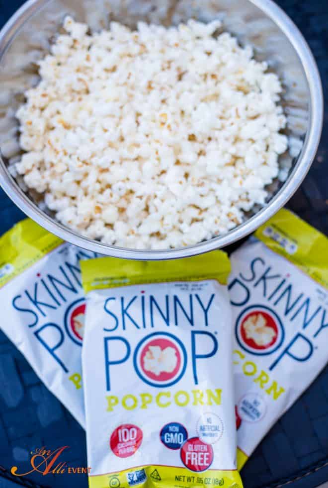 White Chocolate Popcorn begins with SkinnyPop!