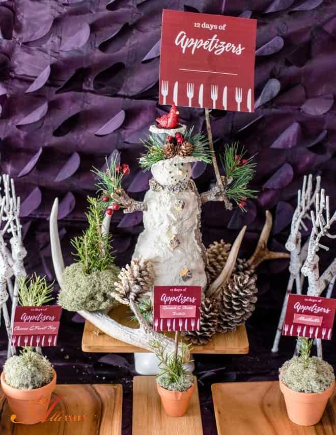 Woodland Themed Holiday Party