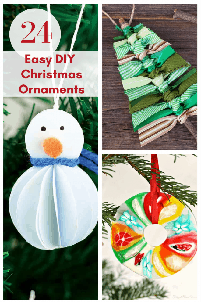 24 DIY Christmas Ornaments