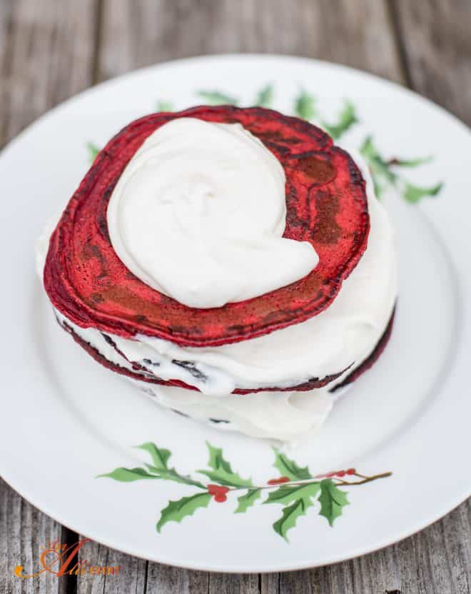 Red Velvet Pancakes